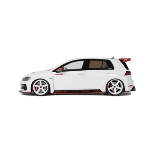 VOLKSWAGEN VW GOLF VII GTI OETTINGER PURE WHITE 2019 \"Project Cars\" OttO mobile 1:18 Resinemodell (Türen, Motorhaube... nicht zu öffnen!)